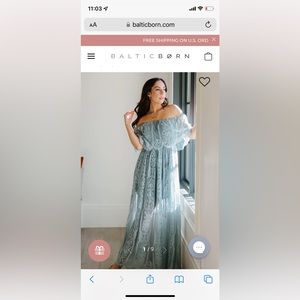 Baltic born lace maxi